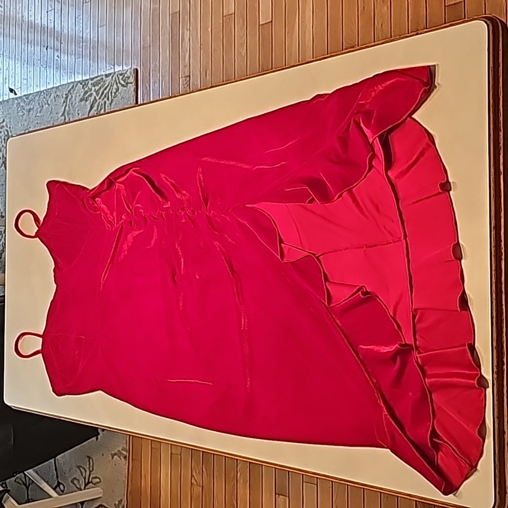 Red dress. Never worn